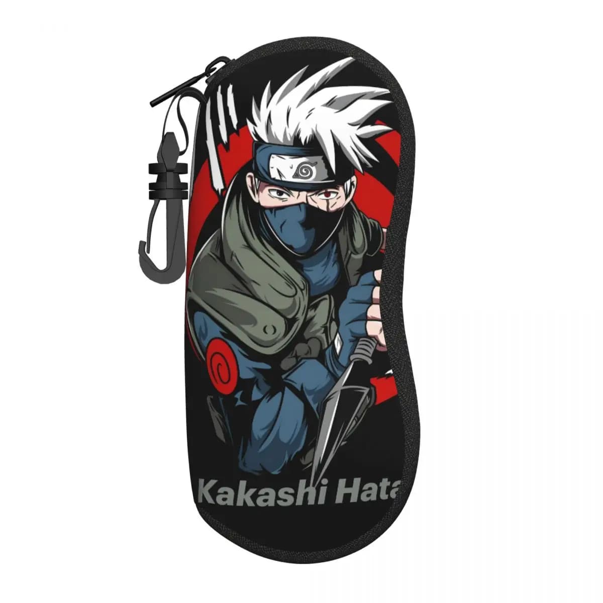 Custodia Morbida Protettiva per Occhiali da Sole Personalizzata K-Kakashies H-Hatakes Comic, per Uomo e Donna