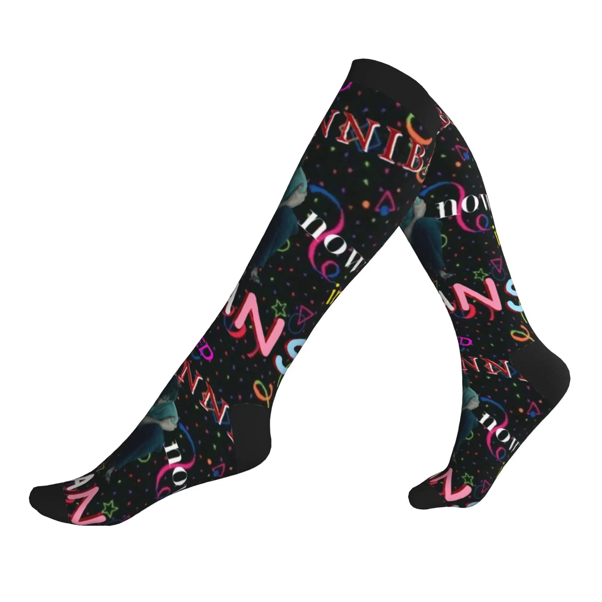 I Watched Hannibal Once Dress Socks for Men Women Warm Fashion Now I'm Trans Sports Compression Socks