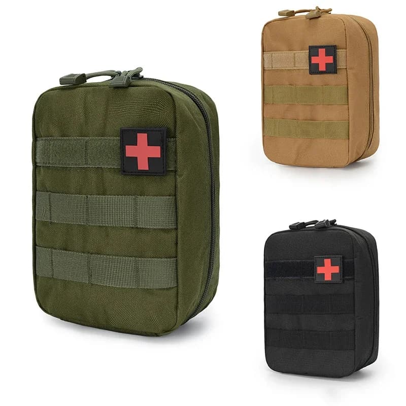 Borsa medica tattica 2025 Kit di pronto soccorso di sopravvivenza da campeggio Marsupio da viaggio esterno di emergenza Custodia Molle Attrezzatura da campeggio