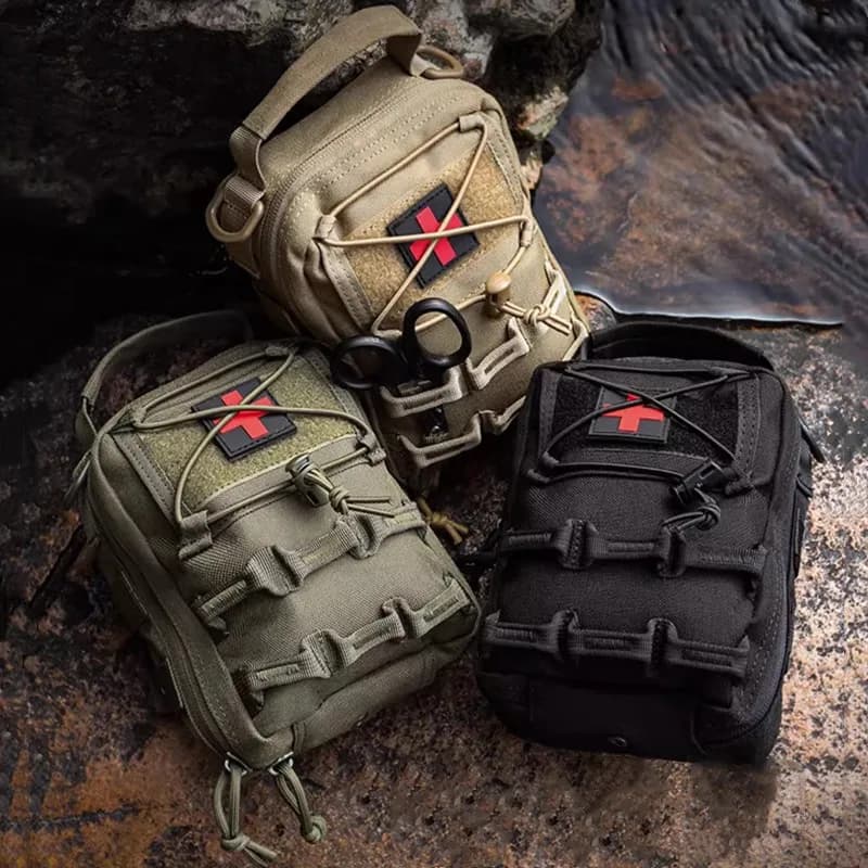 Nuova Borsa Medica EDC, Marsupio per Sopravvivenza Outdoor, Borsa per Attrezzi di Emergenza EMT, Marsupio Tattico Molle per Campeggio e Caccia, Kit di Pronto Soccorso