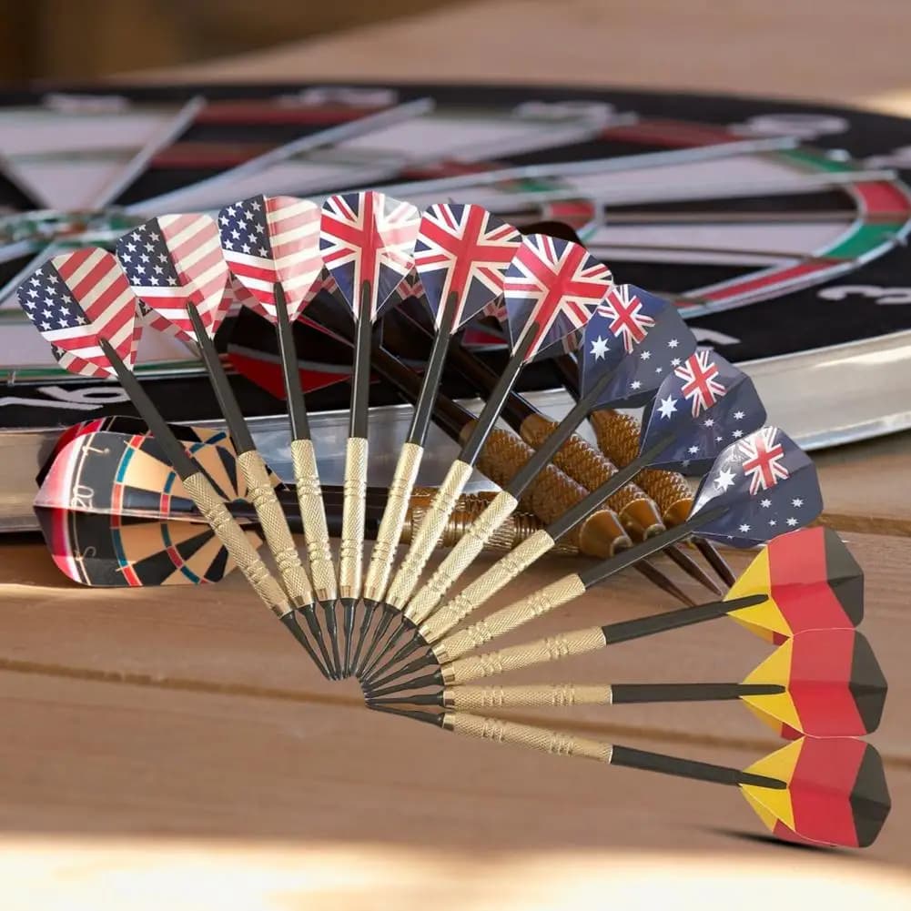 12Pcs Soft Darts Set, Exquisite Patterned Professional Tips, Reusable Electronic Darts For Recreational Sports