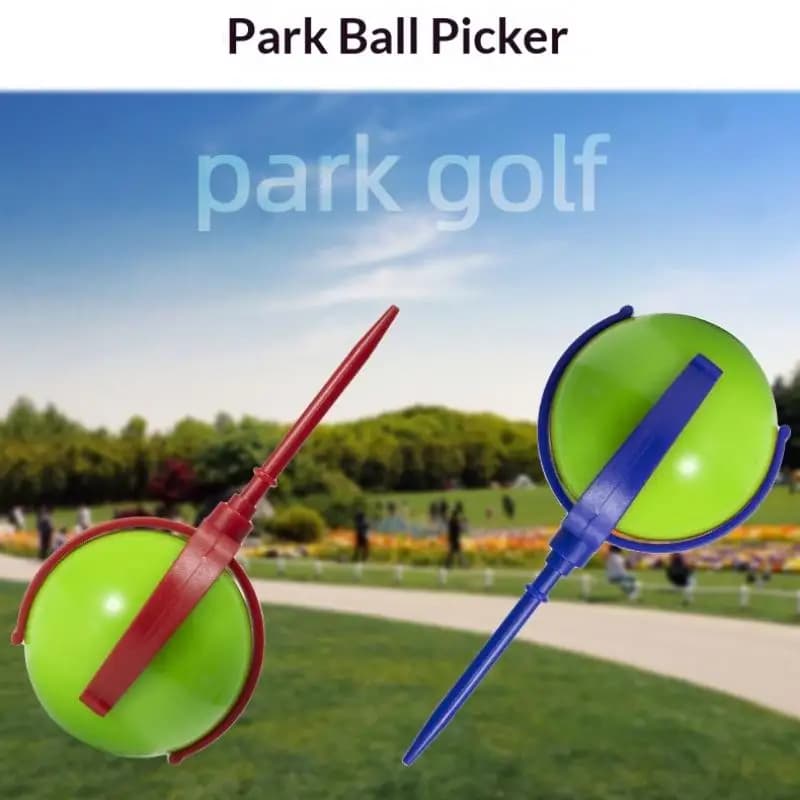 Golf Park Ball Retriever 12PCS Durable Plastic Picker Portable Lightweight Grabber for Driving Range Practice Sessions