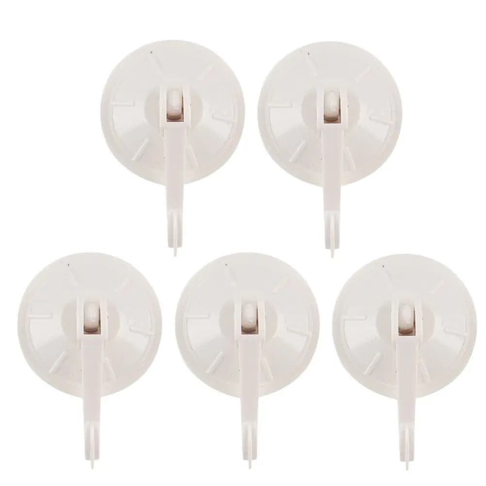 5Pcs No Residue Hooks Heavy Duty Suction Cup Hooks for Bathroom Kitchen Shower Towel Hanger Storage Removable Vacuum Holder