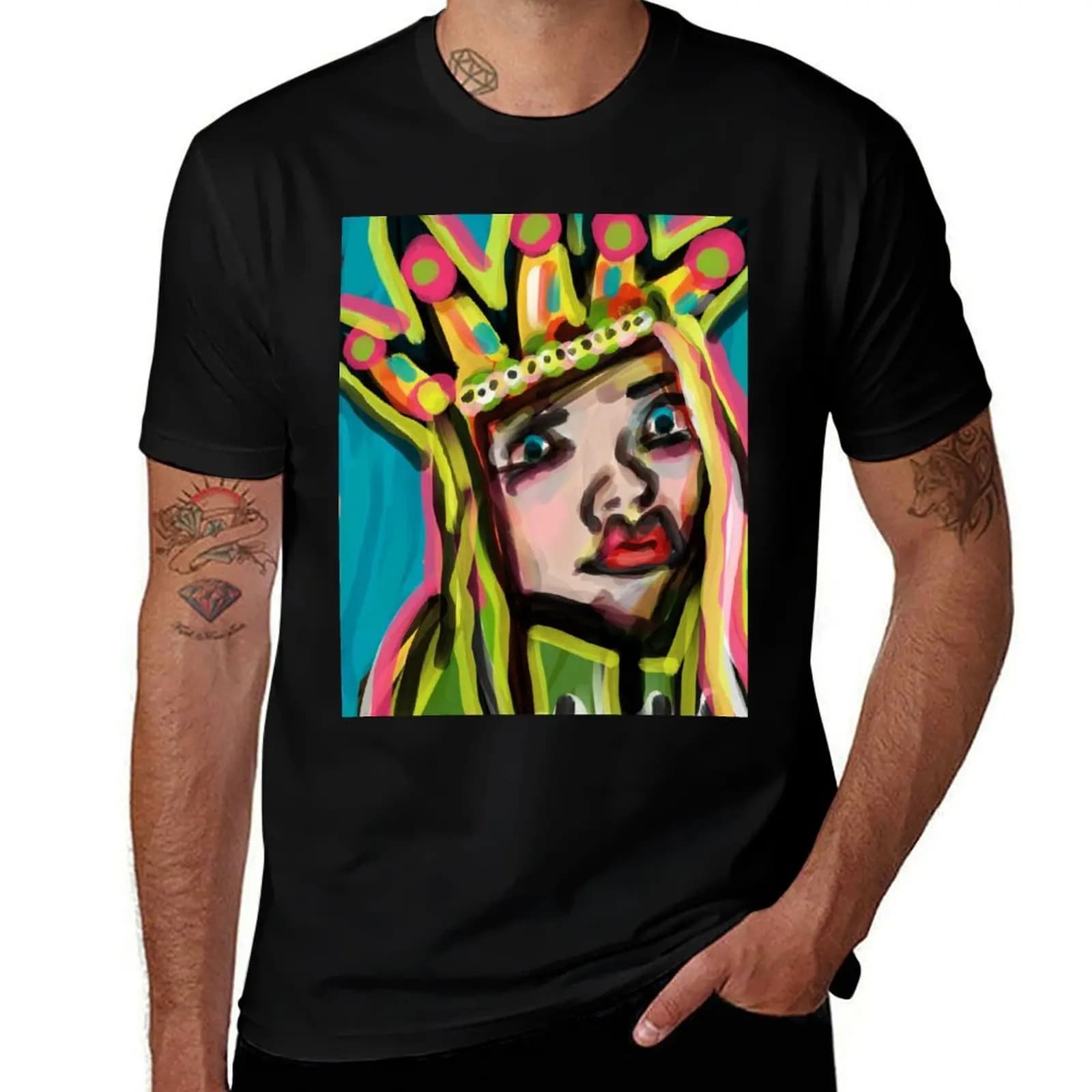A Boy and His Crown T-Shirt Plus Size Solid Color T-Shirt