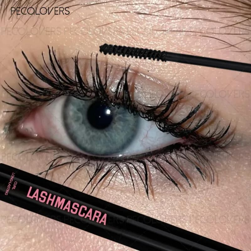 1PC Black Mascara, creates thick, waterproof and sweat resistant, long-lasting and natural eye cosmetics