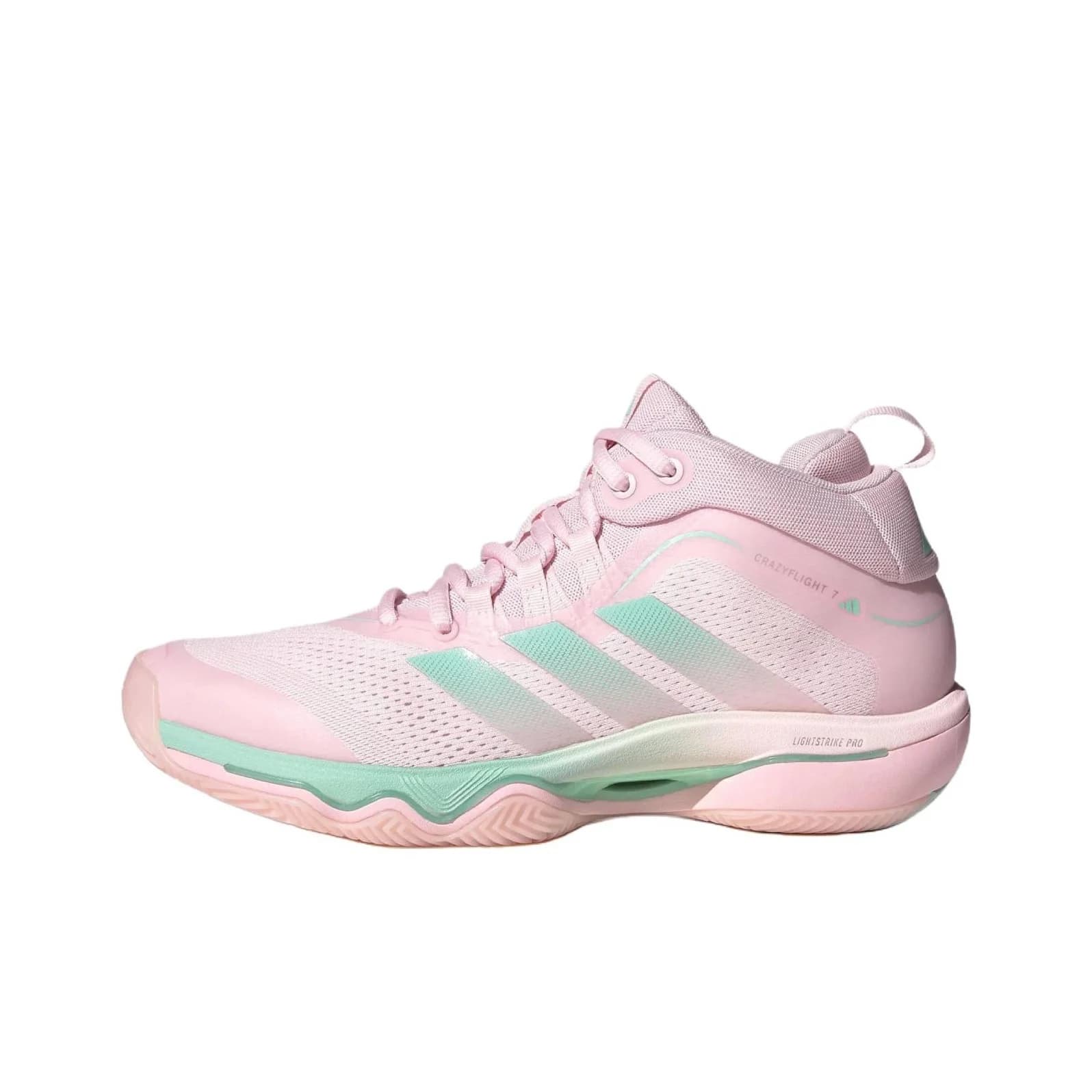 Adidas CRAZYFLIGHT 7 Volleyball Shoes Women's Mid Top Pink KI7934