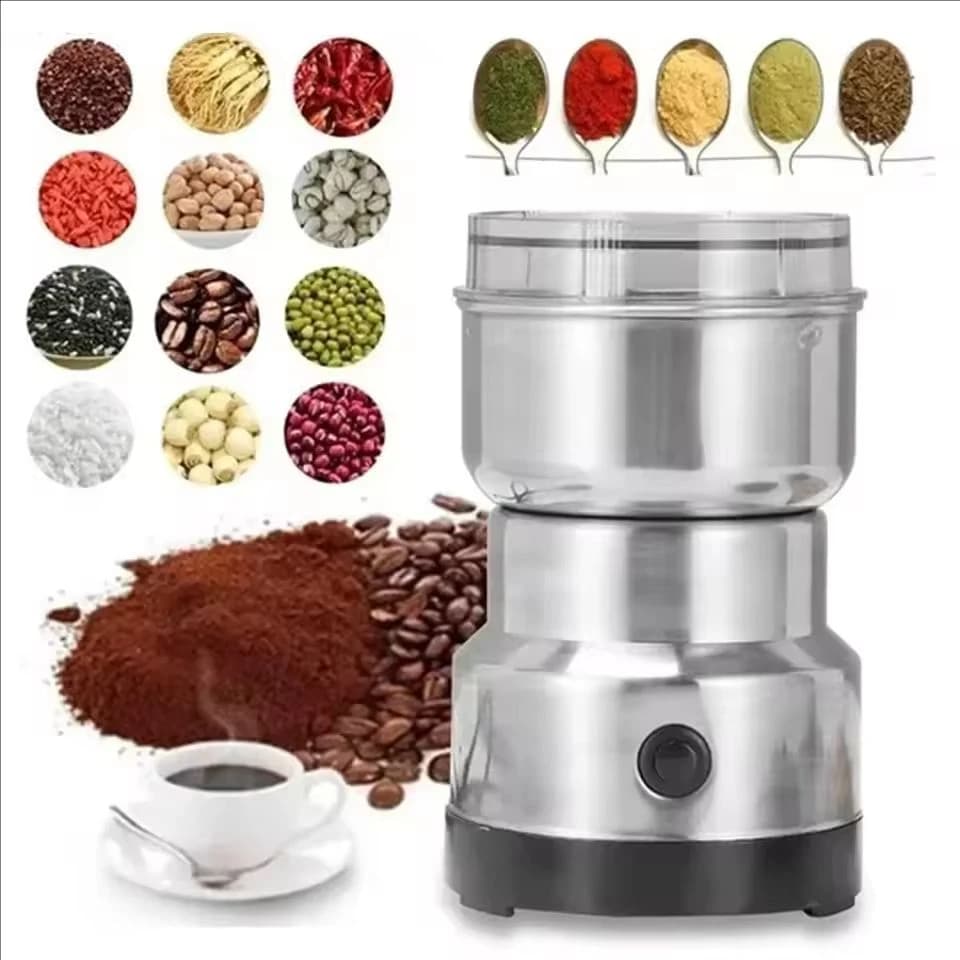 4 Lame Smerigliatrice Elettrica Casa Caffè Cucina Cereali Noci Fagioli Spezie Grani Smerigliatrice Macchina 300ml Ultrafine Alimenti Per Bambini Pulveriz