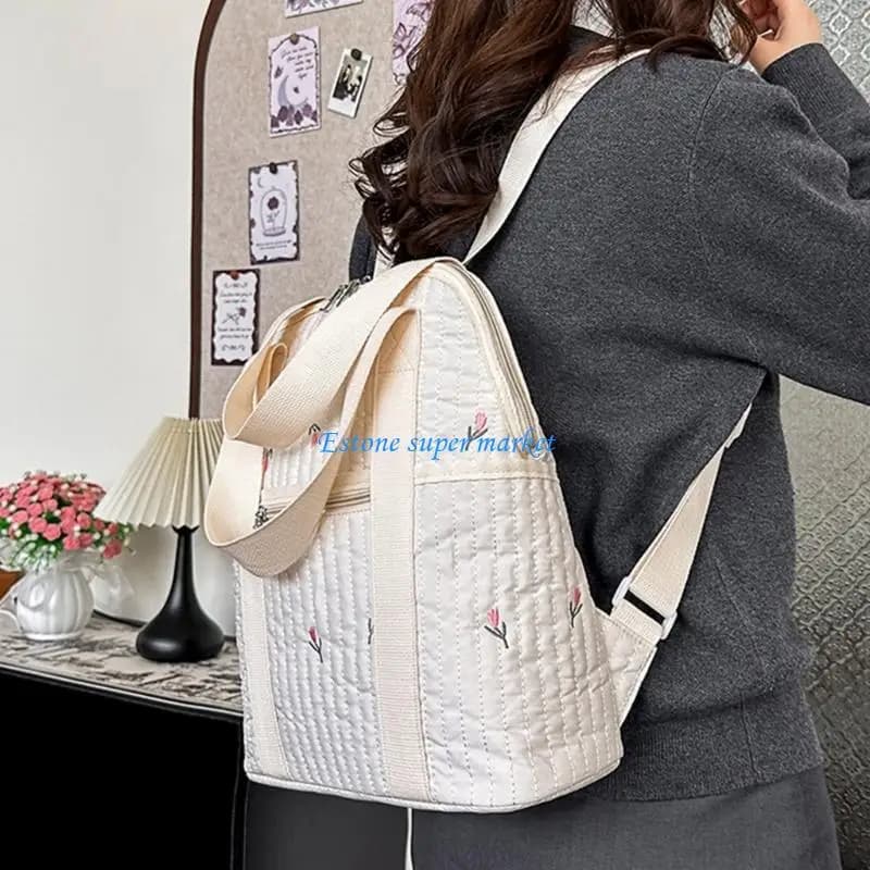090B Pratica borsa essenziale per bambini con tasche laterali e spazio organizzato per mamma
