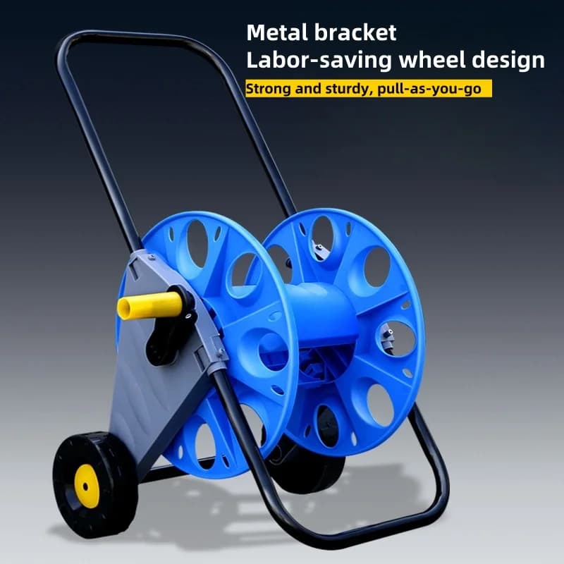 For the new type of push with wheels, to save labor, garden, irrigation, car wash, hose trolley for home use