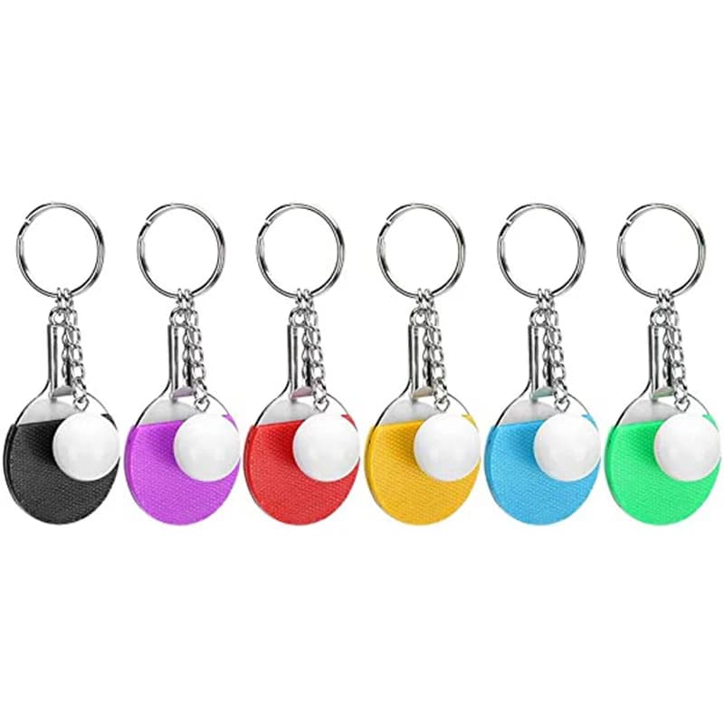 1pc racchetta da ping pong portachiavi borsa ciondolo decorazione regalo souvenir palla da ping pong portachiavi racchetta da ping pong portachiavi