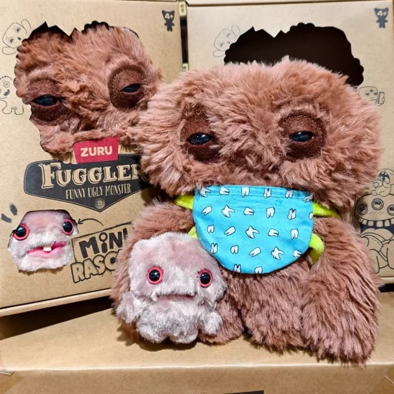 Originale Fuggler Divertente Brutto Mostro Mini Rascals Serie Con Denti Simpatici Peluche Bambole Da Collezione Giocattoli Alla Moda Ornamento Regali