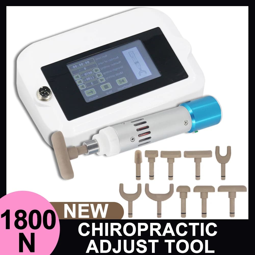 Chiropractic Adjusting Tools Masssage Gun For Body Massager Spine Correction New 1800N Chiropractic Spinal Adjustment Tools