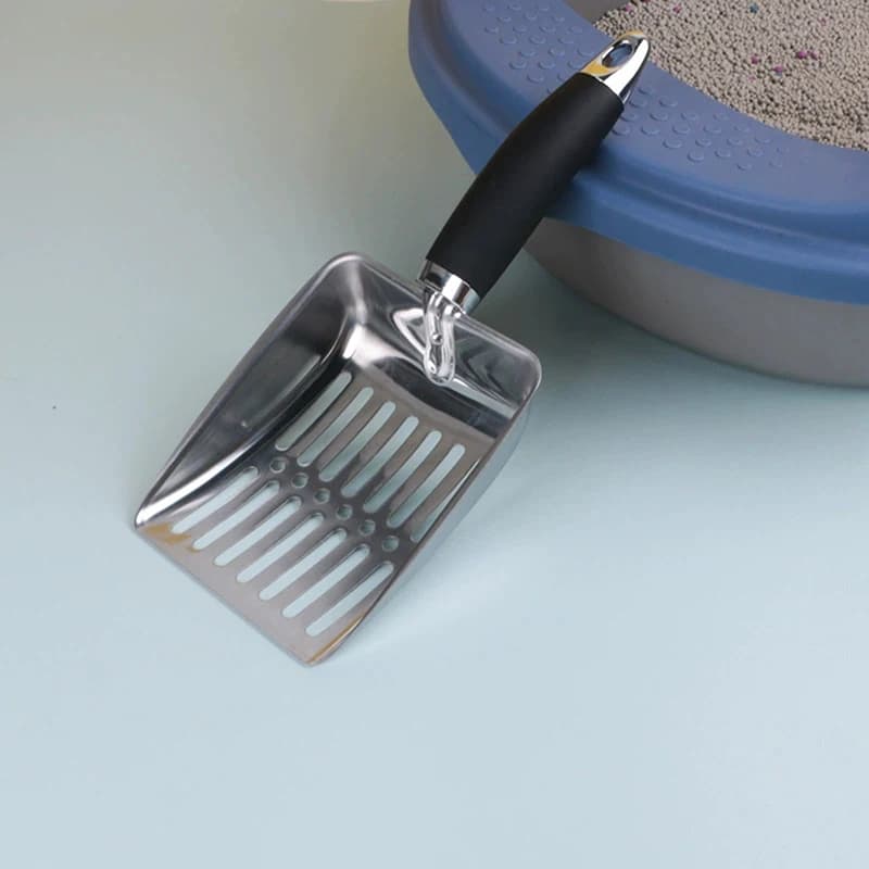 Cat Sand Cleaning For Dog Cat Clean Feces Cat Litter Shovel Pet Cleanning Tool Pet Products Metal Long Handle Scoop