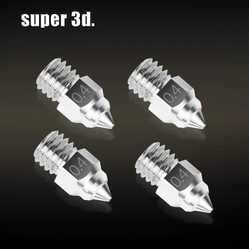Ugello MK 0.4mm in Rame Cromato Zirconio SE 6 per Hotend CR-6 SE Ender 3/5 CR10, Accessori Stampante 3D per Filamento da 1.75mm