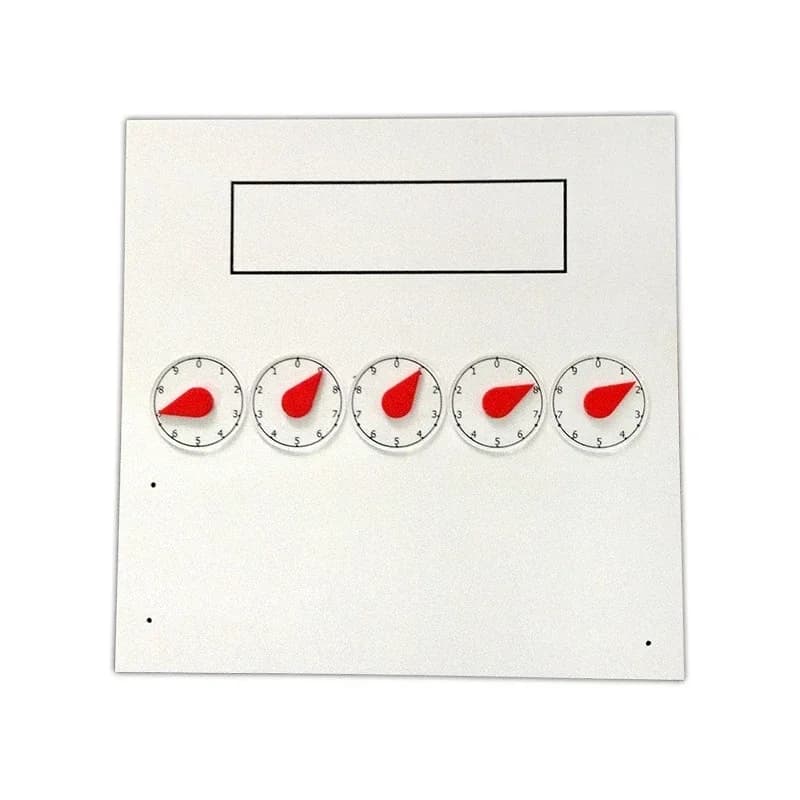 Modello didattico manipolabile di contatore elettrico, set di modelli di contatori elettrici