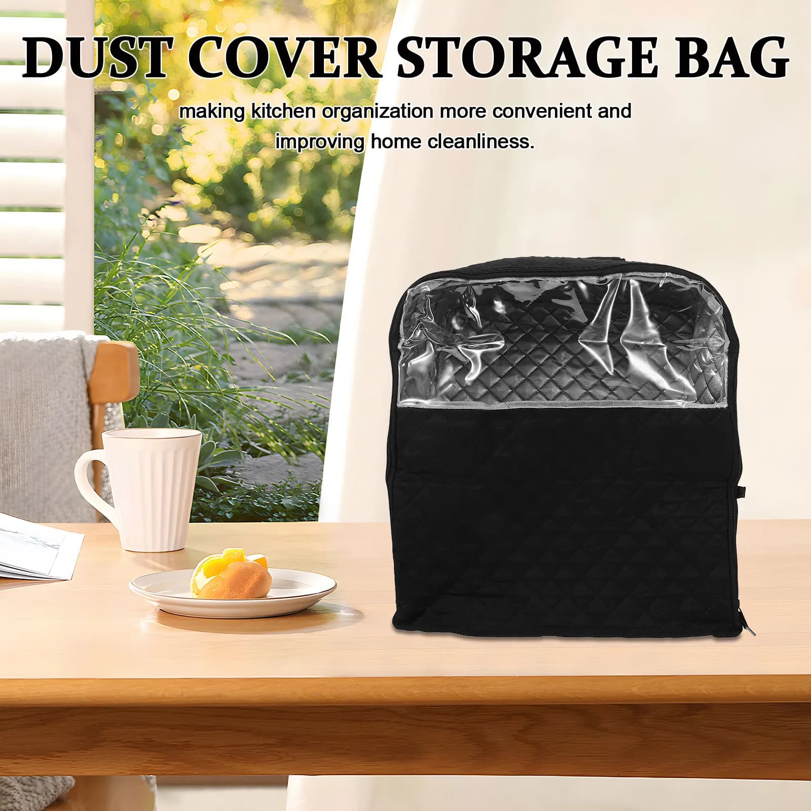 Dustproof Stand Mixer Cover Compatible 6 7 8 Quart Protective Dust Case Mixer Dust Proof Blender Cover with Zipper