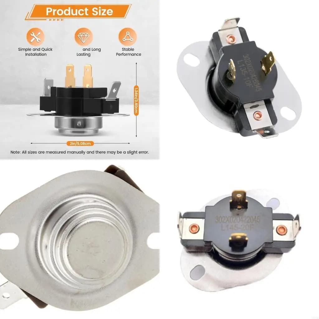 WE4M216 Termostato ciclo asciugatrice Controllo temperatura Ciclo asciugatrice Installazione semplice per BWXR473EV0AA BWXR473G