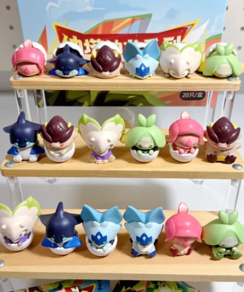 Genshin Impact Natlan Baby Dragon Series Mini borsa cieca Figure Perline carine Accessori Dragon Companion Decorazione del drago ridotto