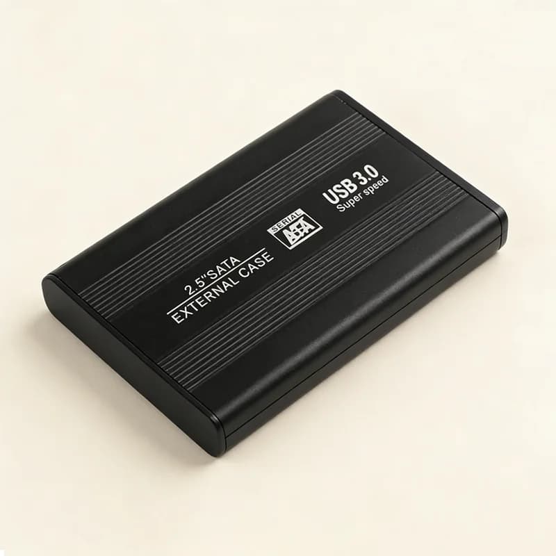 Case esterno per HDD da 2,5 pollici, custodia per disco rigido esterno, da SATA a USB 3.0, con cavo USB 3.0