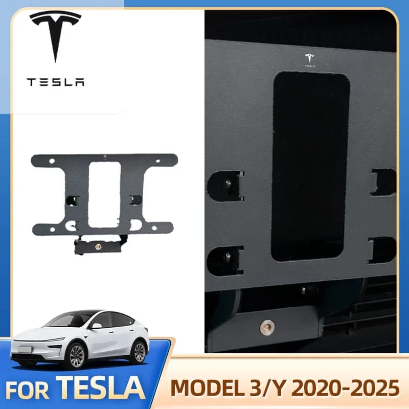 Per Tesla Modello Y 3 2020-2025 Portatarga standard americano con serratura Portatile Smontaggio Auto Modificati Adesivo per auto
