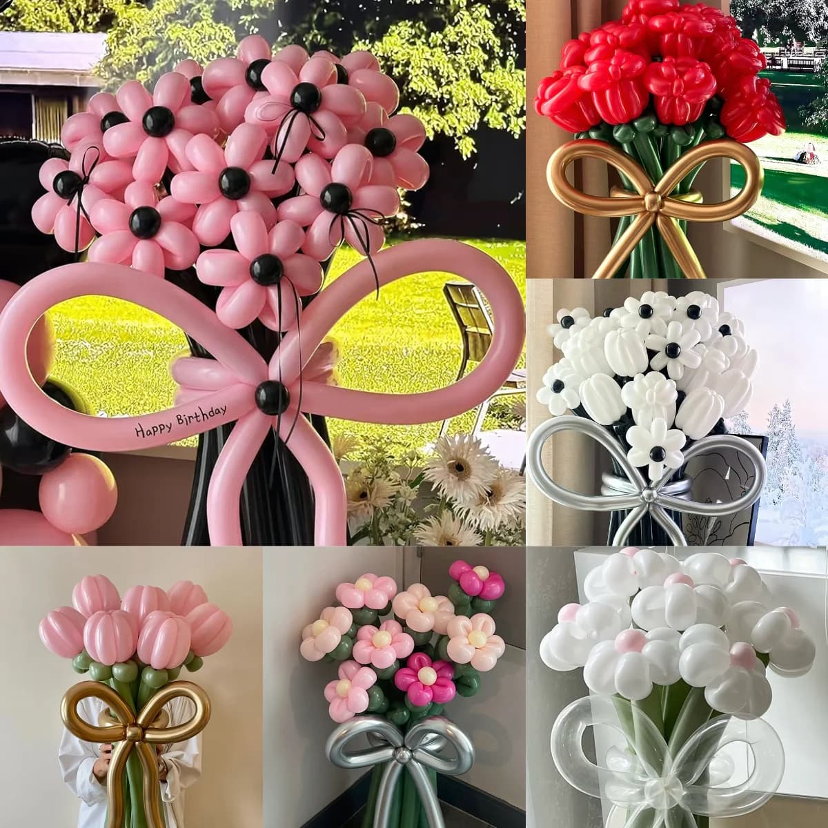 Magic Balloon Flower Material Bag Birthday Party DIY Balloon Wedding Decoration Balloon Bridal Bouquet To Be Supplies Photo Gift