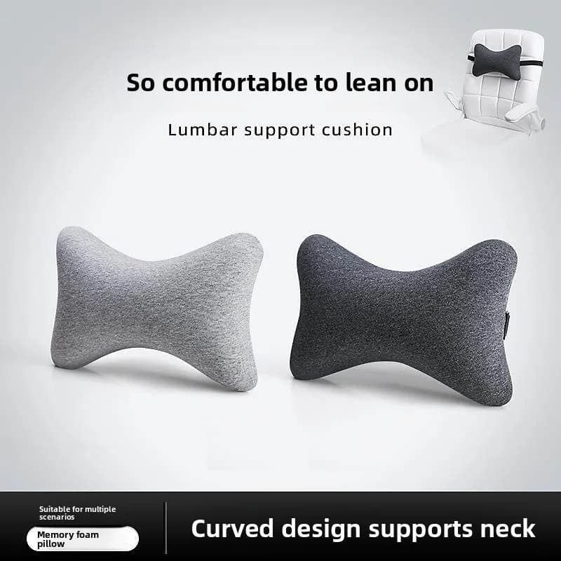 Memory Foam Neck Support Pillow Office Chair Car Cushion Recliner Neck Protector Modern Simple Style Bone Shaped Pillow