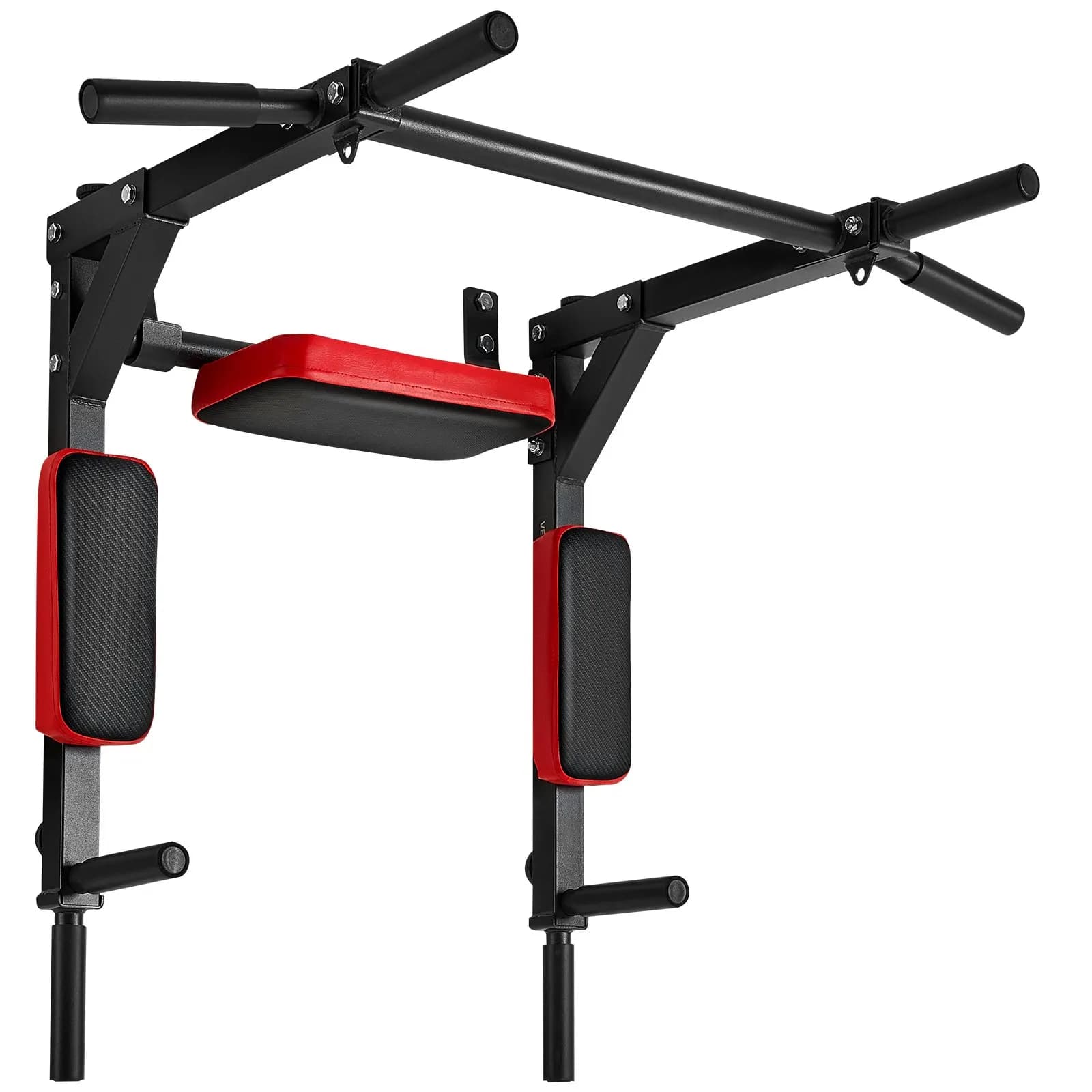 Multifunctional traction bar, wall traction bar, dip station for home gym, durable steel for upper body training.