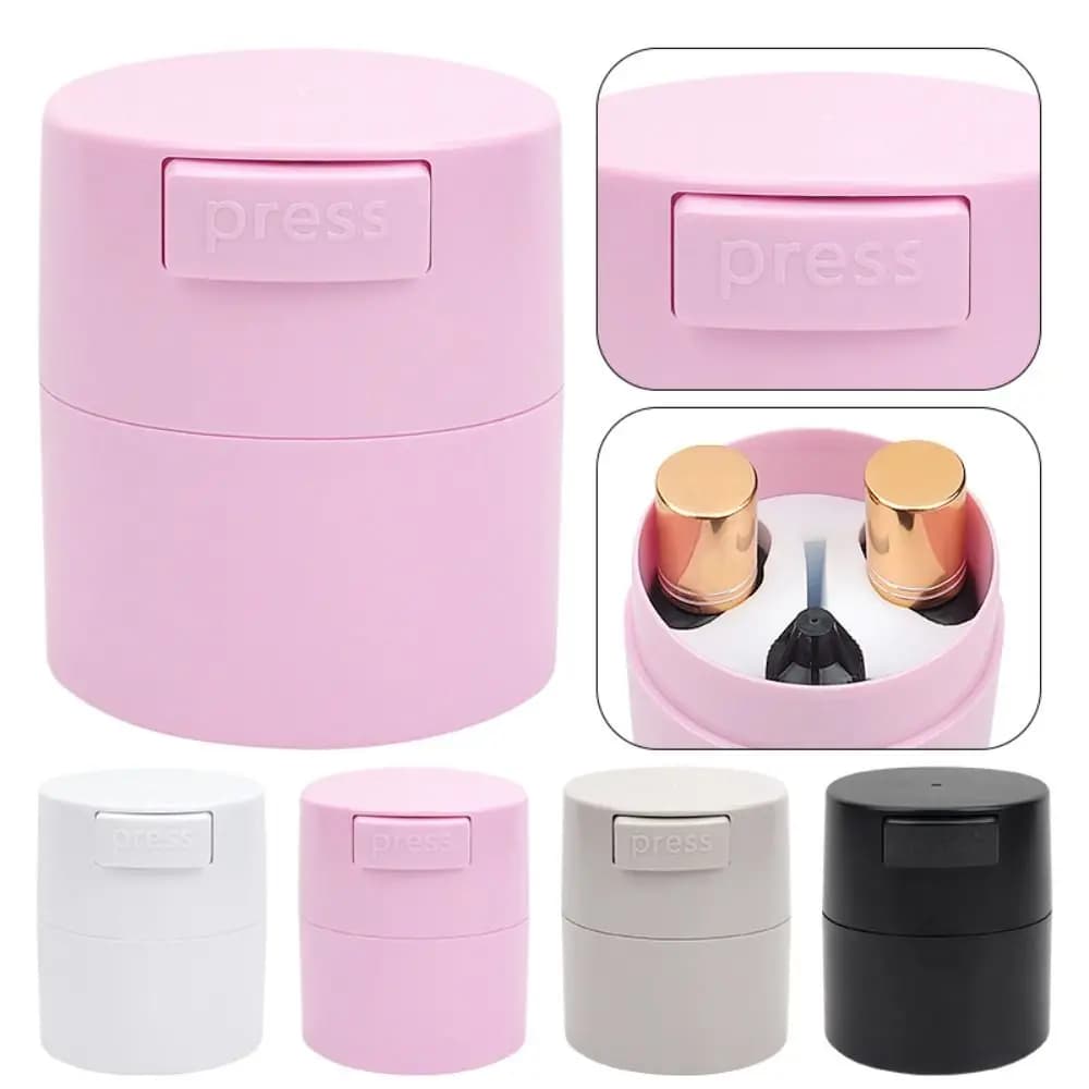 Plastic Eyelash Glue Storage Tank Extension Tool Display Box Eyelash Sealed Storage Jar Individual High Capacity
