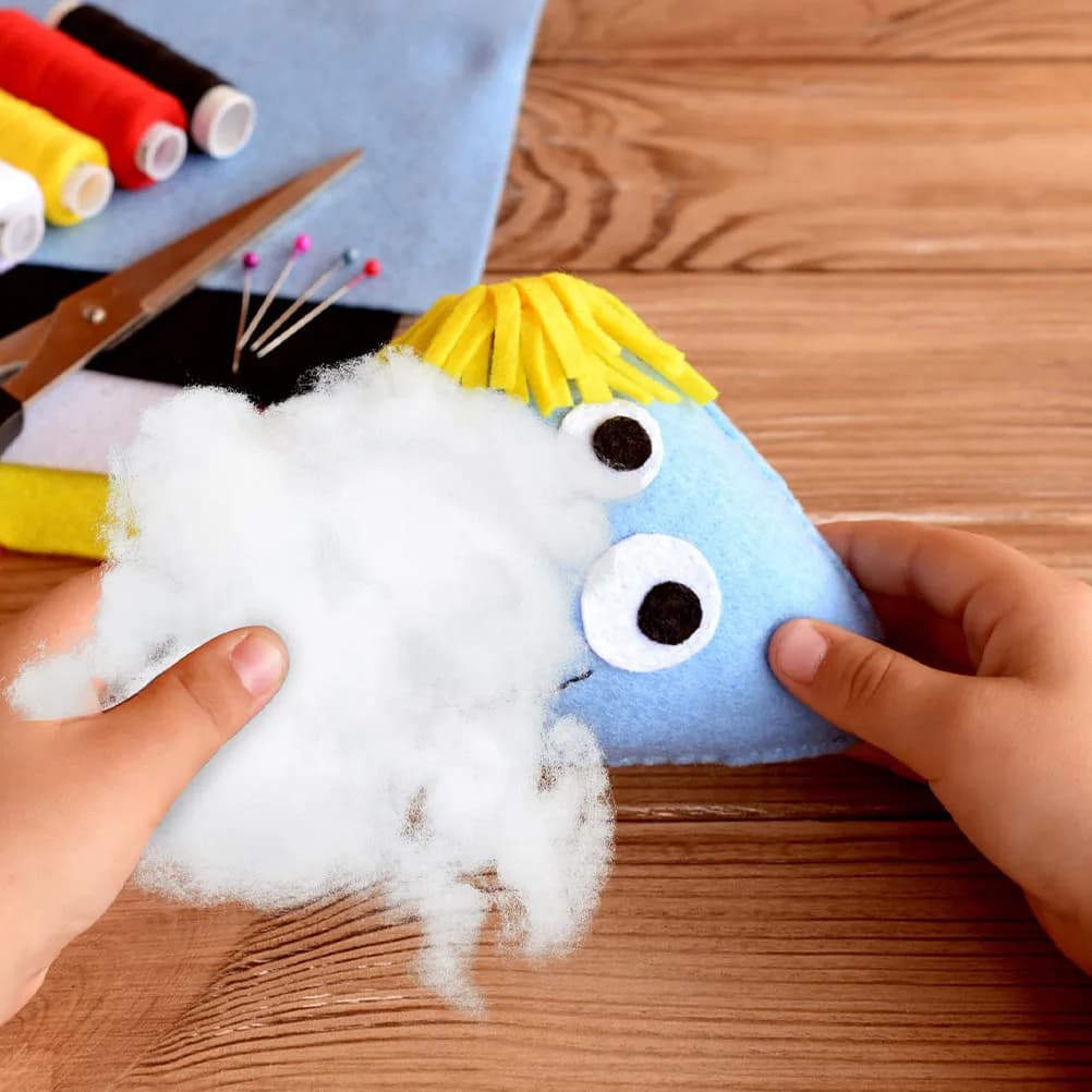 2 Sacchi di Imbottitura in Cotone PP ad Alta Resilienza per Artigianato Fai-da-te, Riempimento Cuscini, Imbottitura per Animali all'Uncinetto e Progetti Creativi