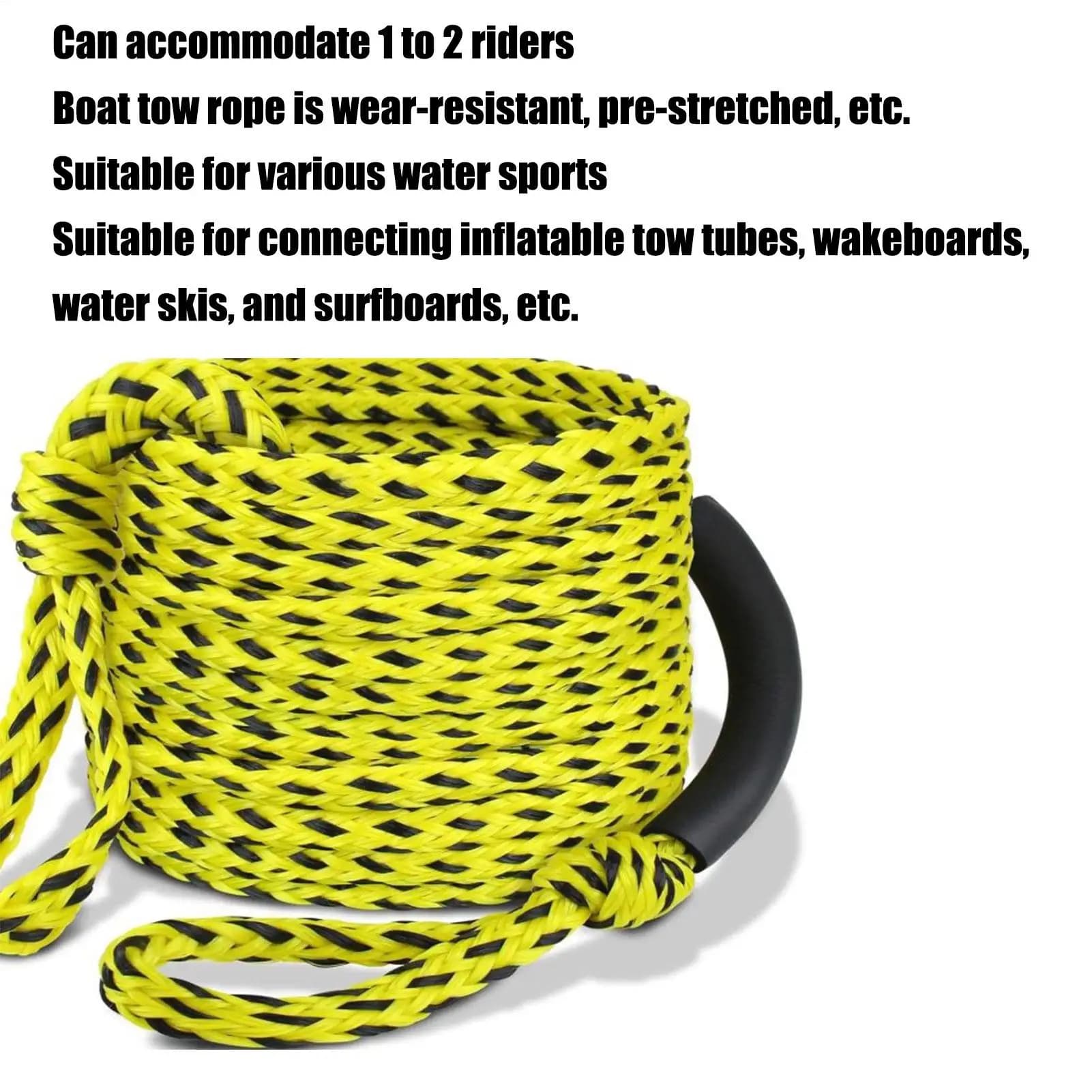 Attrezzatura da traino gonfiabile professionale con corda galleggiante sicura per la nautica Sci Wakeboarding Kneeboard Accessori per sport acquatici