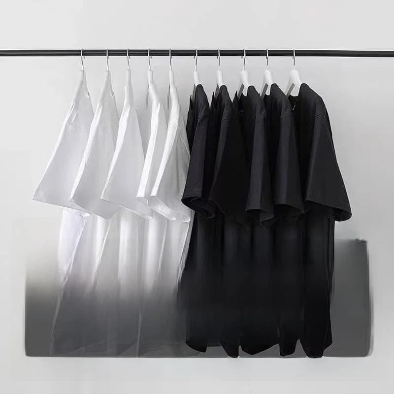 Ice Silk Quick Dry Short Sleeve T-Shirt Men's Summer Thin New Large Size Half Sleeve Body Shirt Trendy round Neck Short Length