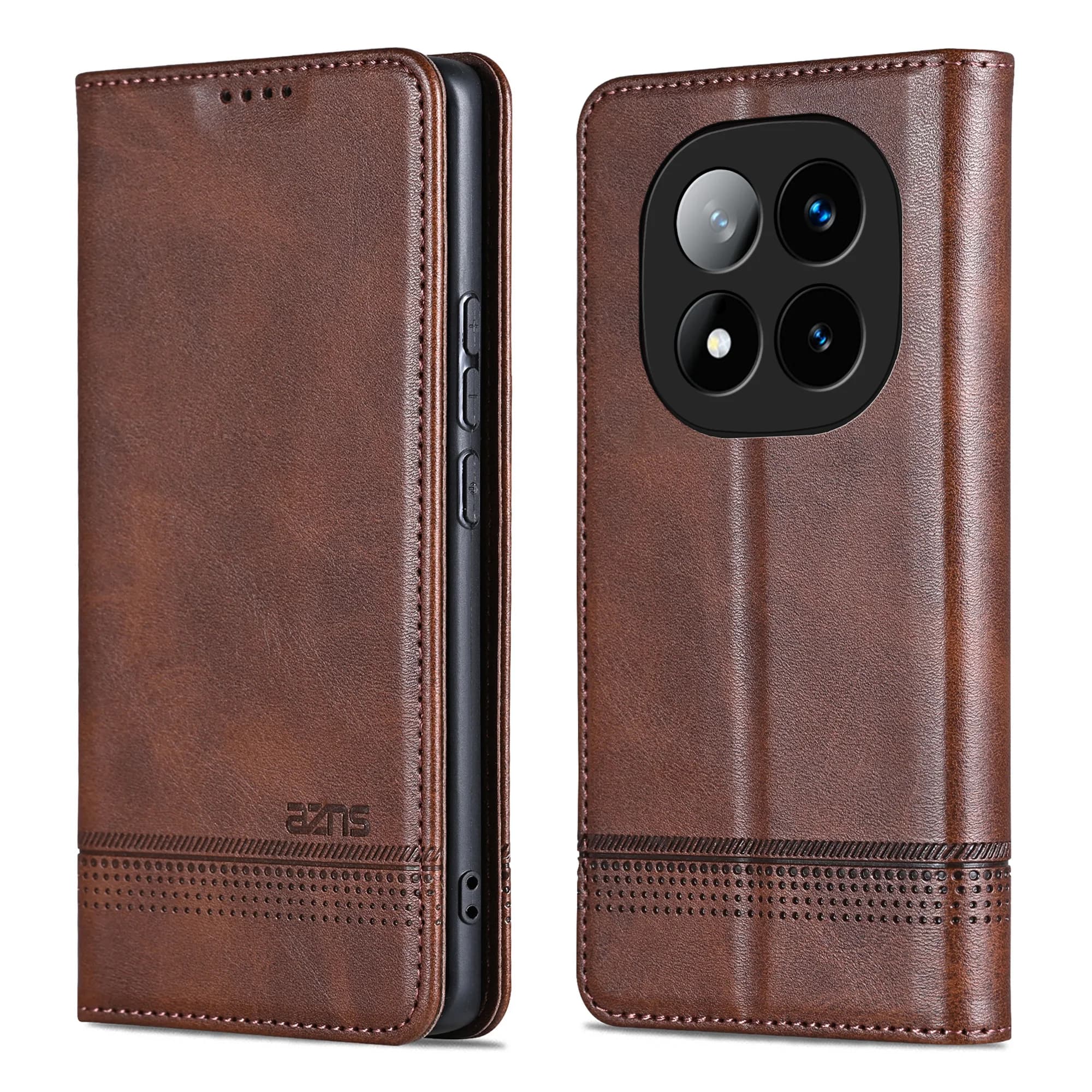 Custodia in pelle per Xiaomi Redmi Note 15 14 13 12 Pro Plus 5G + 13C 14C 15C, cover magnetica a libro con porta carte e portafoglio
