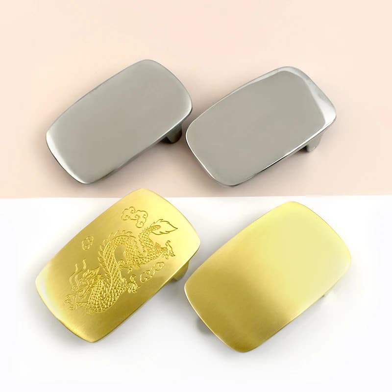 1 Pezzo Fibbia per Cintura 39/40mm in Acciaio Inossidabile/Ottone per Cinture da Uomo 38-39mm in Pelle, Accessori Decorativi Fai-da-te