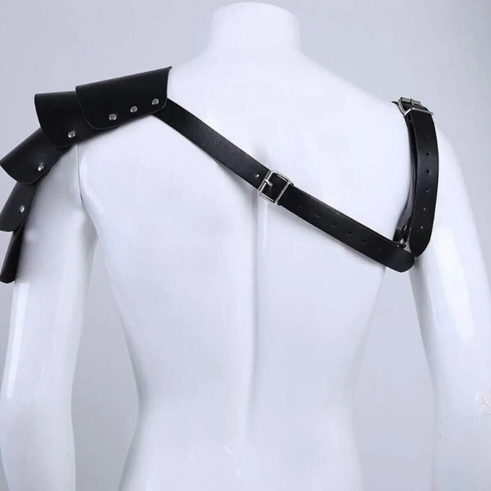 Cintura in Pelle PU, Tracolla e Bracciale per Uomo per Festival e Carnevale