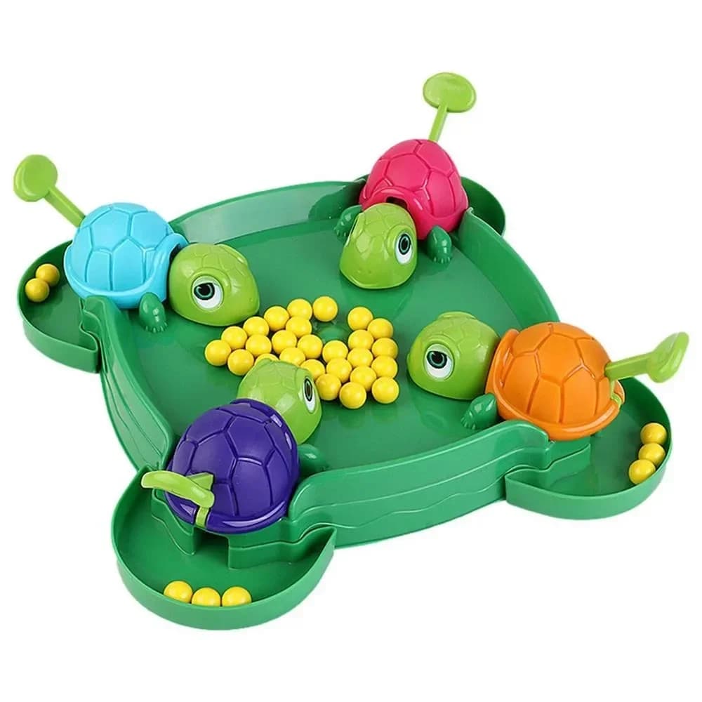 Colori vivaci giocattolo educativo regali di compleanno giochi da tavolo tartaruga mangiare fagioli gioco competitivo gioco da tavolo palla di fagioli