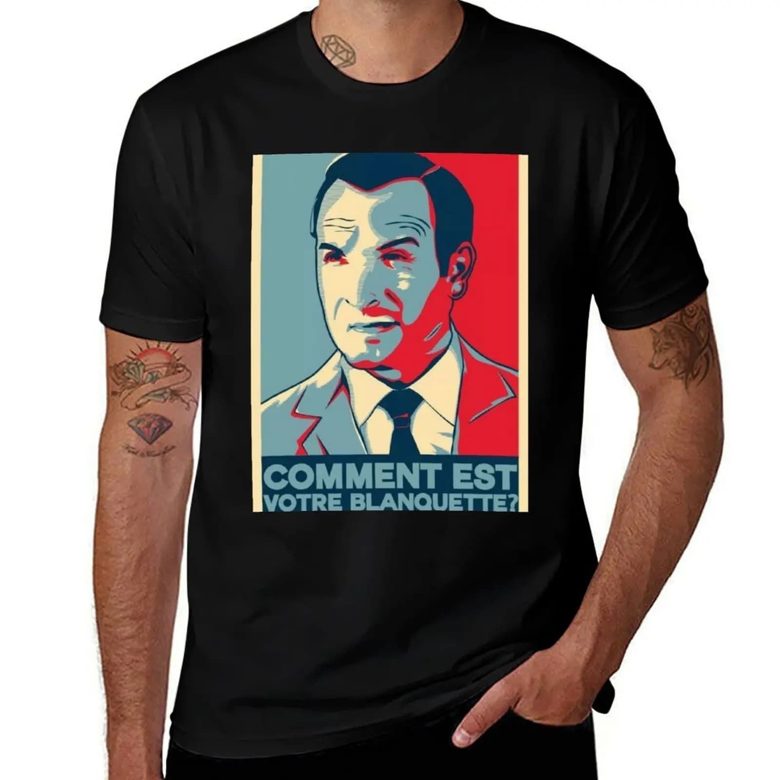 Come stai? - T-shirt in cotone morbido a maniche corte, versione pop culture OSS117