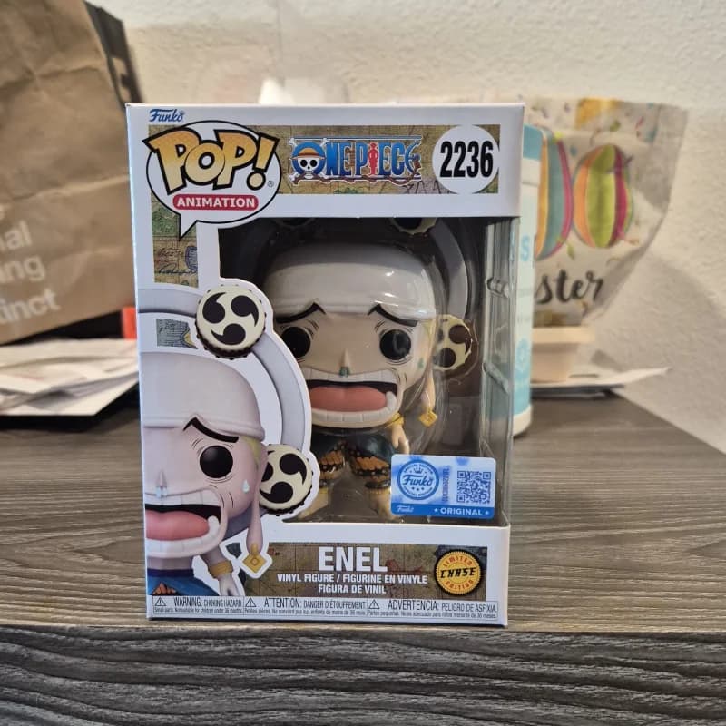 Funko Pop! Ufficiale e Autentico One Piece Enel # Modellino 2236, Statuetta in Vinile Anime, Decorazione da Collezione, Edizione Limitata, Giocattolo Regalo