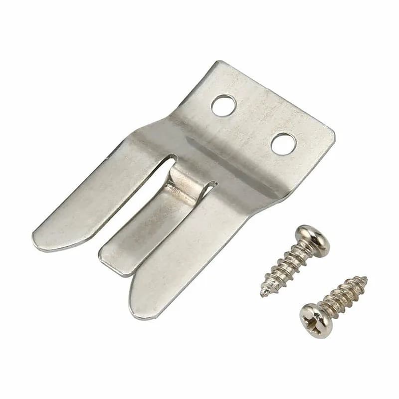 Clip di Sostituzione Universale per Microfono PTT Radioamatoriale, Supporto per Altoparlante in Metallo per Walkie Talkie Workman MH2 CB/10