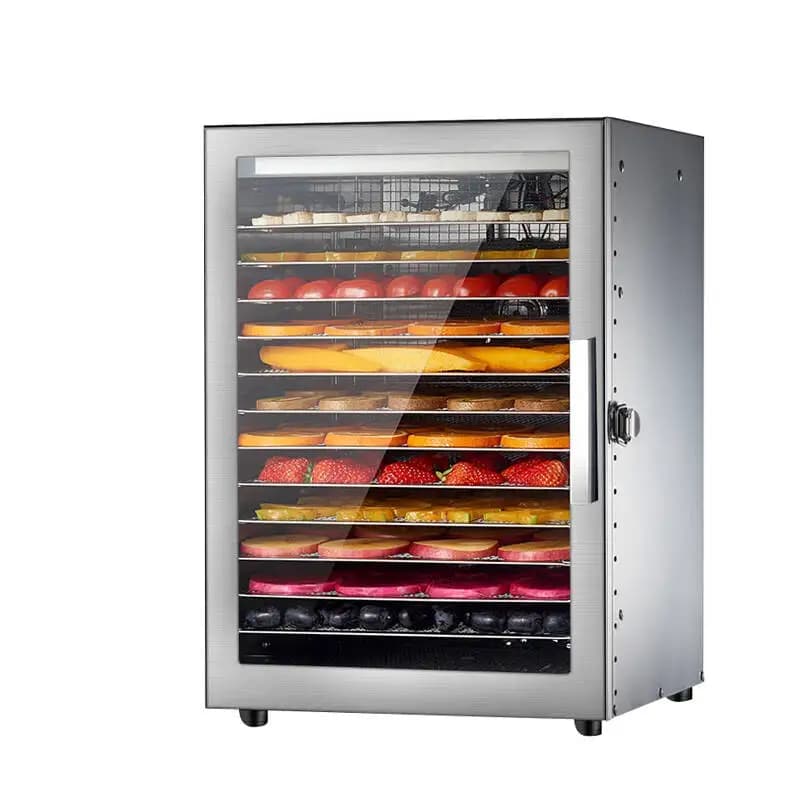 220V 110V Macchina per frutta secca Essiccatore per disidratazione alimentare Essiccatore per frutta Essiccatore per alimenti commerciale in acciaio inossidabile Verdure secche Snack per animali domestici
