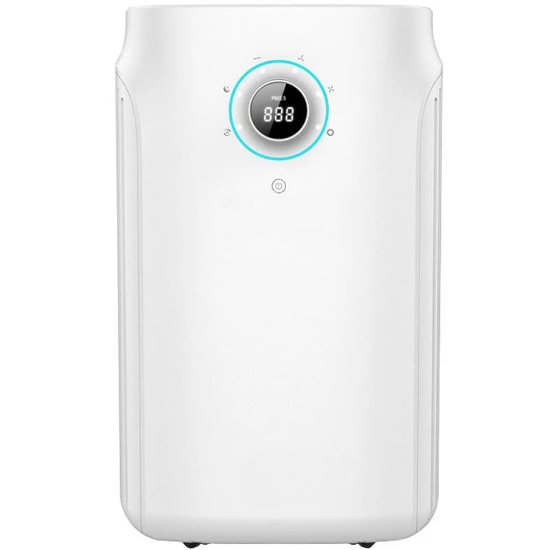 Nuovo purificatore d'aria intelligente per interni, rimozione di polvere e odori, purificatore a ioni negativi