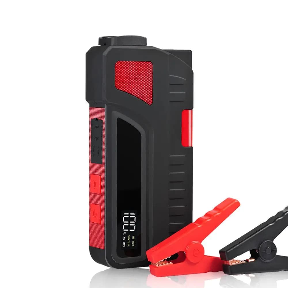 Avviatore di emergenza per auto Batteria automatica 66,6Wh 18000mAh ad alta capacità Accumulatori e caricabatterie di riserva Avviatore di emergenza Display a LED Presa di accensione per auto