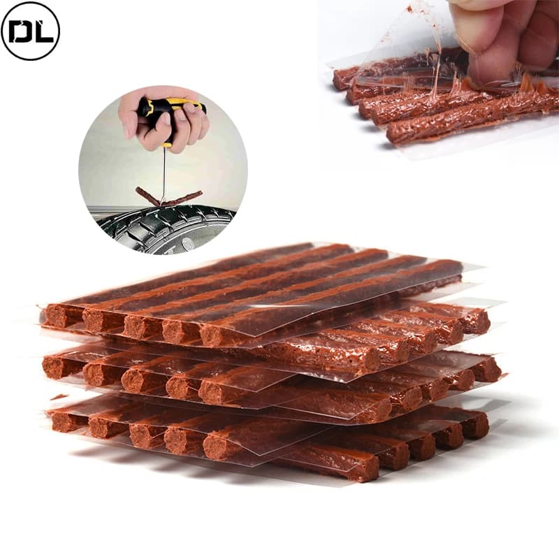 Pneumatic Repair Strips Wheels for Air Tubeless for Motorcycle Punching Tape Repair Tools for Sealing Tape Rubber Strip For Car tyre repair