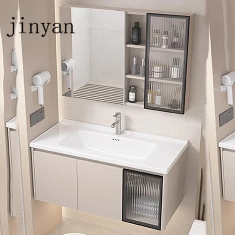 WC in ceramica Armadi da bagno Cassettiera Vanity Specchi portaoggetti Armadi da bagno Specchi da doccia Mobiletto Bagno Furniture