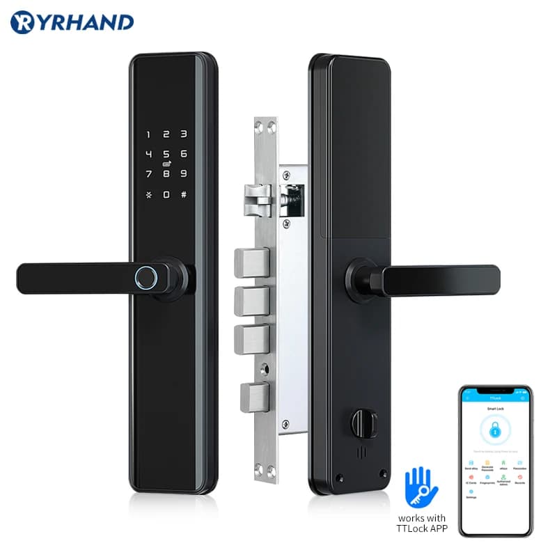 TTlock impermeabile Bluetooth Wifi Fingerprint Smart Lock serratura digitale con codice biometrico intelligente elettronico