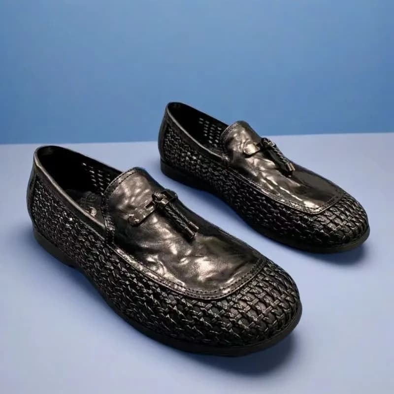 tassels men's loafers and slip-ons black sandals for man dress shoes formal loafers man casual shoes