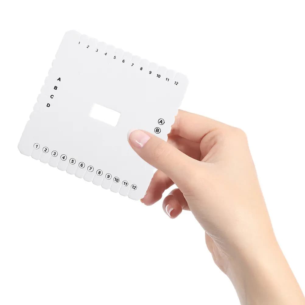 4Pcs Sturdy Braiding Tool Kit Square Round Weaving Plate for DIY Bracelet Making Friendship Bands Belts Phone Straps Craft