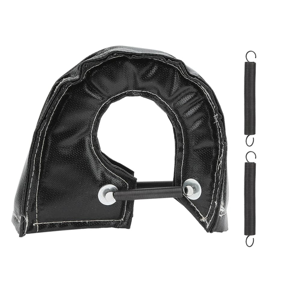 Turbo Blanket Thermal Heat Shield Barrier Cover for T3 T25 T28 GT25 GT35 Turbocharger Black