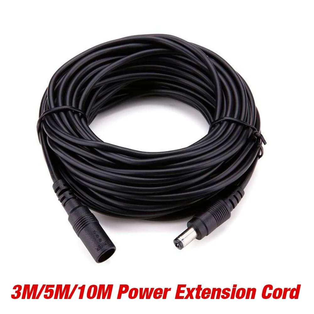 KERUI 10M/5M/3M 5.5mm * 2.1mm DC Connettore di Alimentazione Cavo di Prolunga Jack Adattatore Cavo DC Femmina Maschio Estensione Spina Esterna