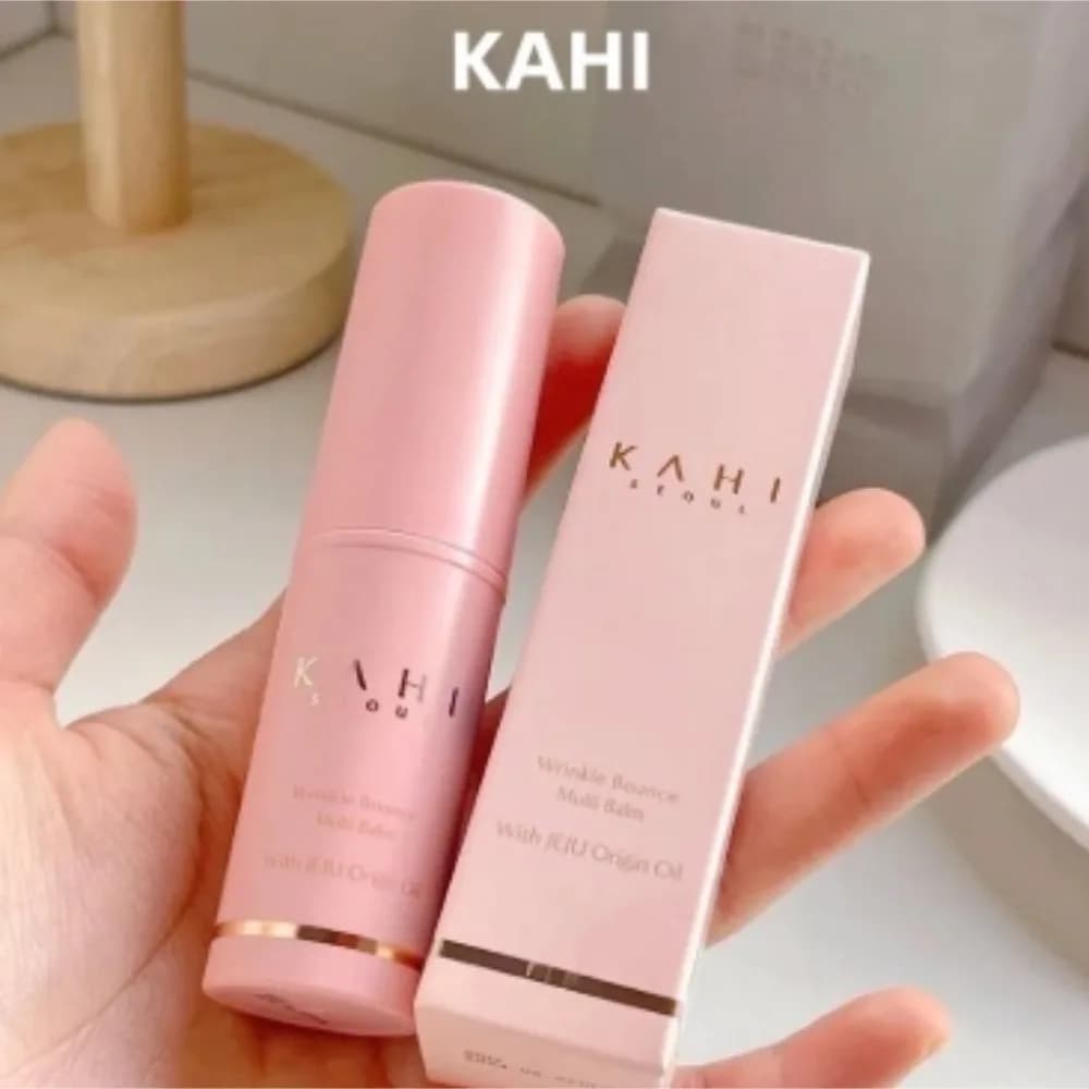 KAHI Antirughe Rimbalzo Multi Balsamo Per Guancia Occhi Labbra Collo Rughe Rimbalzo Multi Balsamo Con JEJU Origine Olio Coreano Originale Cura Del Viso