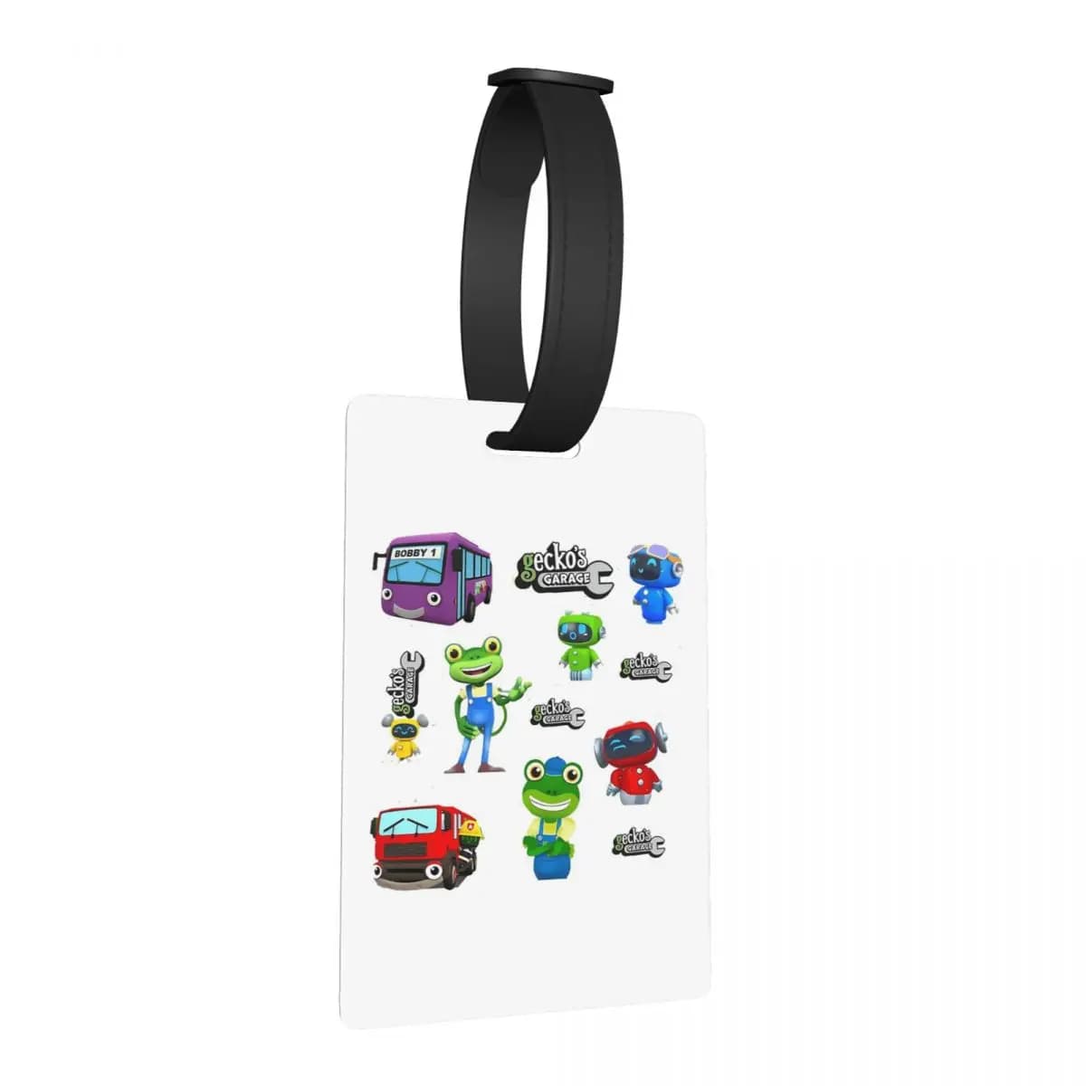 Set di 9 Etichette per Bagagli Gecko con 3 Omaggio, Accessori per Valigie, Etichette da Viaggio, Porta Nome e Indirizzo